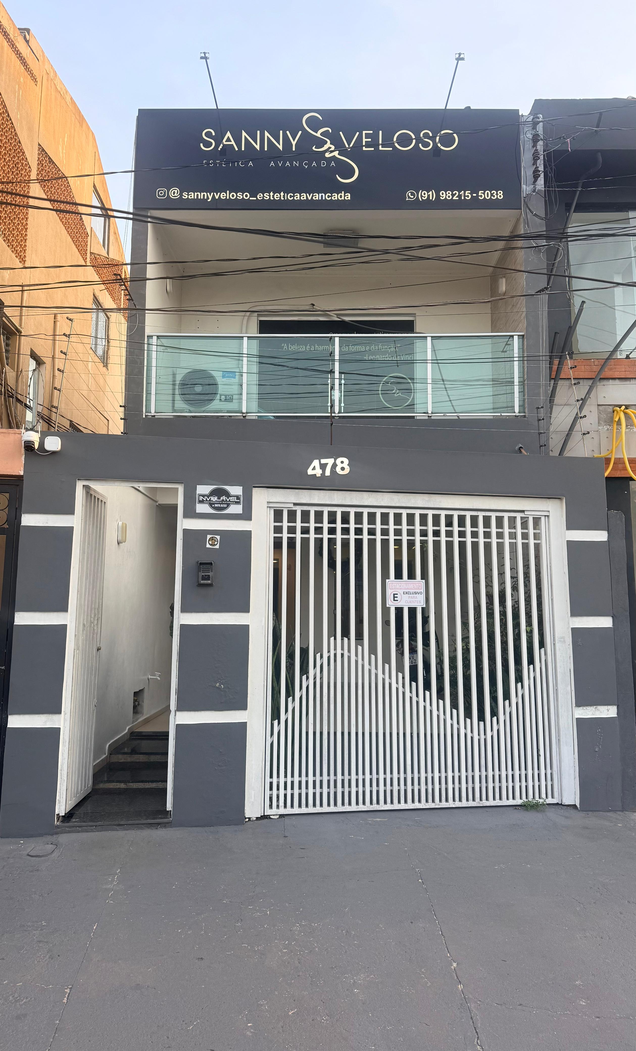 Endereço da clínica no mapa